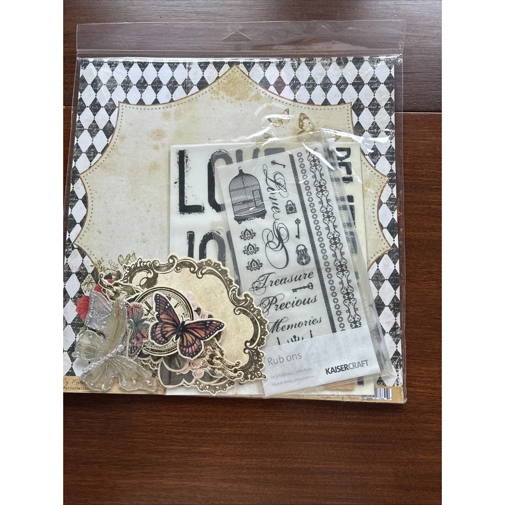Prima & Others Scrapbook Kit Romantic Victorian No Sketches